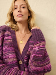 Cliffwalk Cardigan - Rose Dye Vines