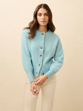Alpine Cozy Cardigan - Lake Blue