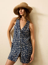 Alston Dress - Juniper Ikat Floral
