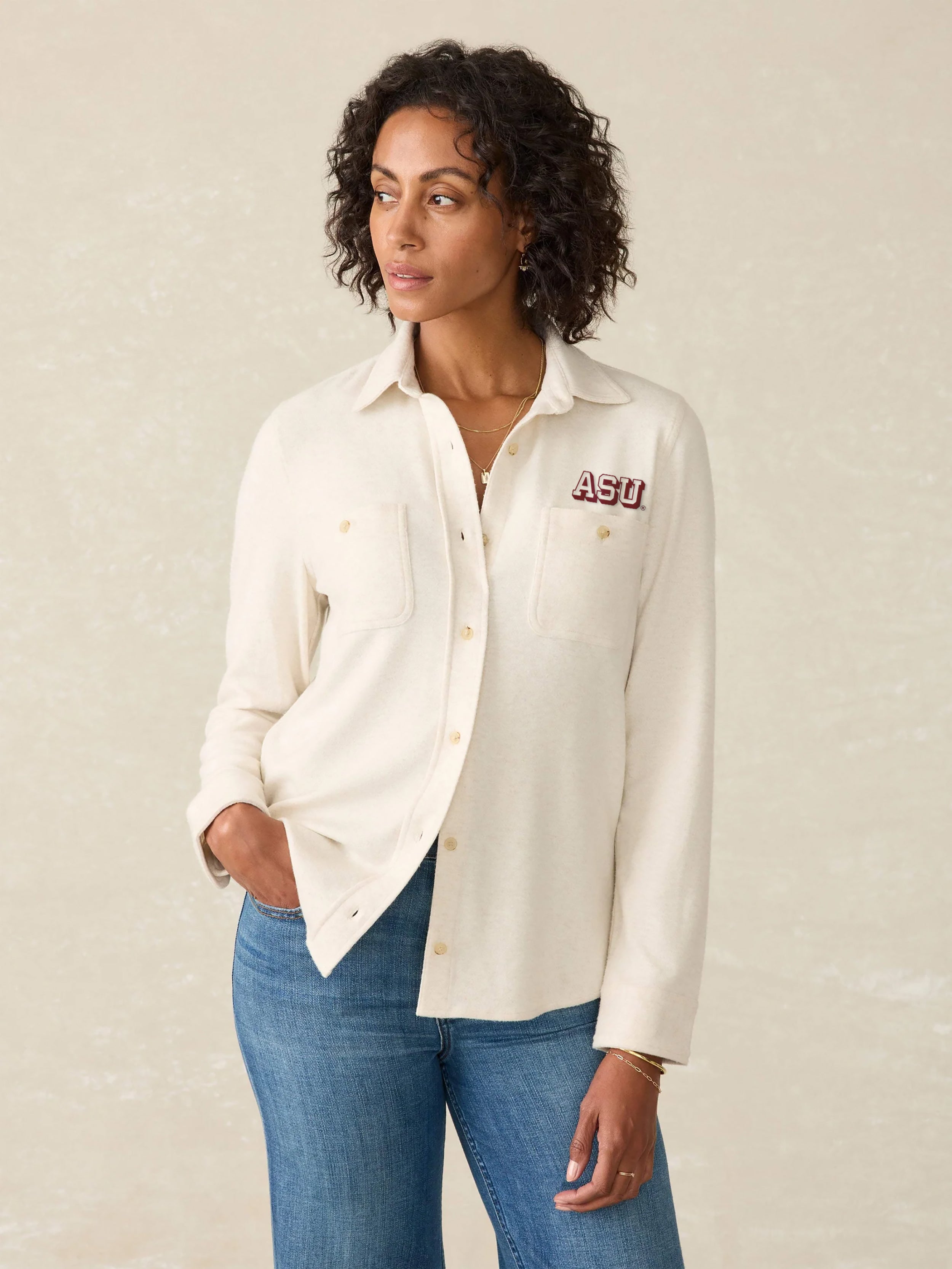 Arizona State University Legend™ Sweater Shirt - Off White